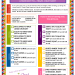 21 Day Fix Workout – Lower Body Fix Printable PDF – Travel Cheat Sheet