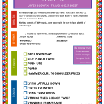 21 Day Fix Upper Body Fix Workout PDF – A Travel Cheat Sheet