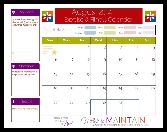 august calendar