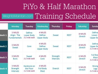 PiYo Half Marathon Training Plan