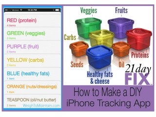 How to Make Your Own 21 Day Fix Tracker App – Use iPhone Reminders