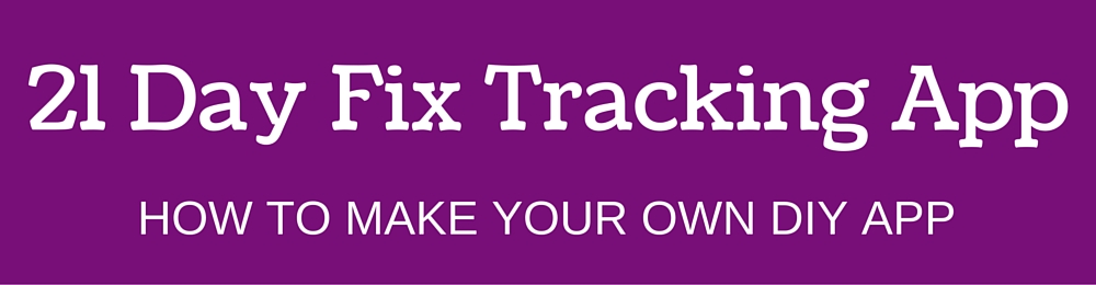 21 Day Fix Tracking App