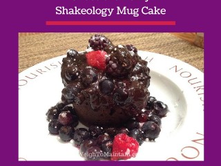 Chocolate Berry Shakeology Mug Cake Recipe