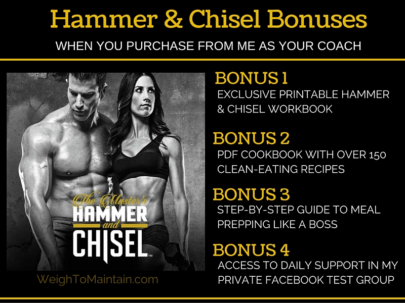 hammer chisel bonuses