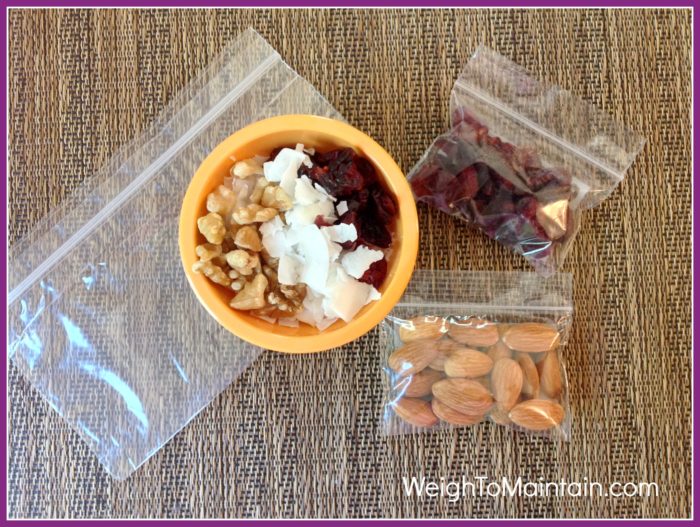 trail mix, healthy travel snacks