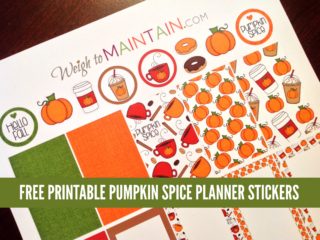 Free Printable Pumpkin Spice Planner Stickers