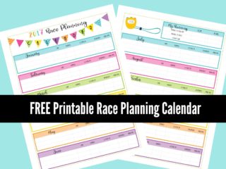 Printable Race Planning Calendar and How to Plan Your Race Schedule in 10 Easy Steps