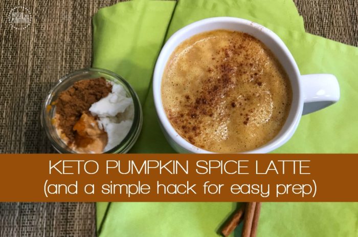 keto pumpkin spice latte