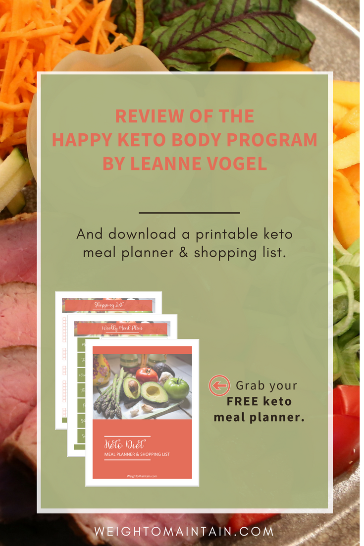 Check out this review of Leanne Vogel's new Happy Keto Body program. This is a 12 week online ketogenic diet boot camp. Happy Keto Body has hours of video content, worksheets, recipes, meal plans, and much more. 