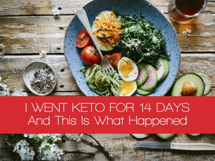 I went keto for 14 days