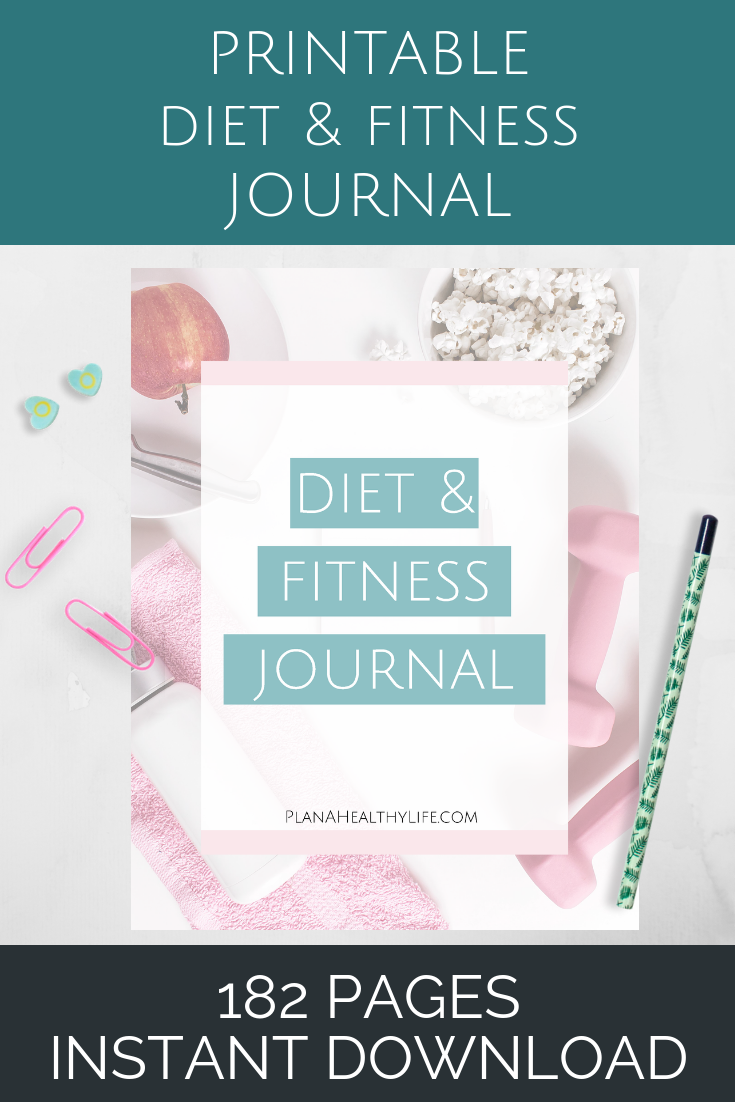 PRINTABLE DIET AND FITNESS PLANNER